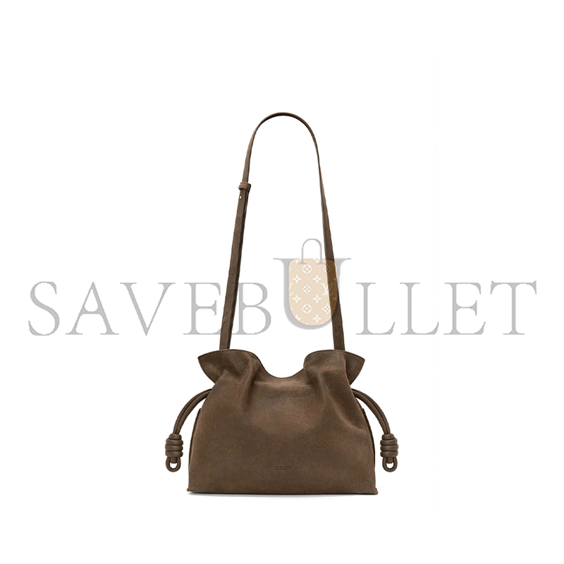 L0ew* medium flamenco clutch in grained nubuck a411fc1xdt (30*24.5*10.5cm)